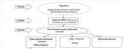 Органы управления и структурные подразделения МБОУ "Шахунская гимназия имени А.С. Пушкина""